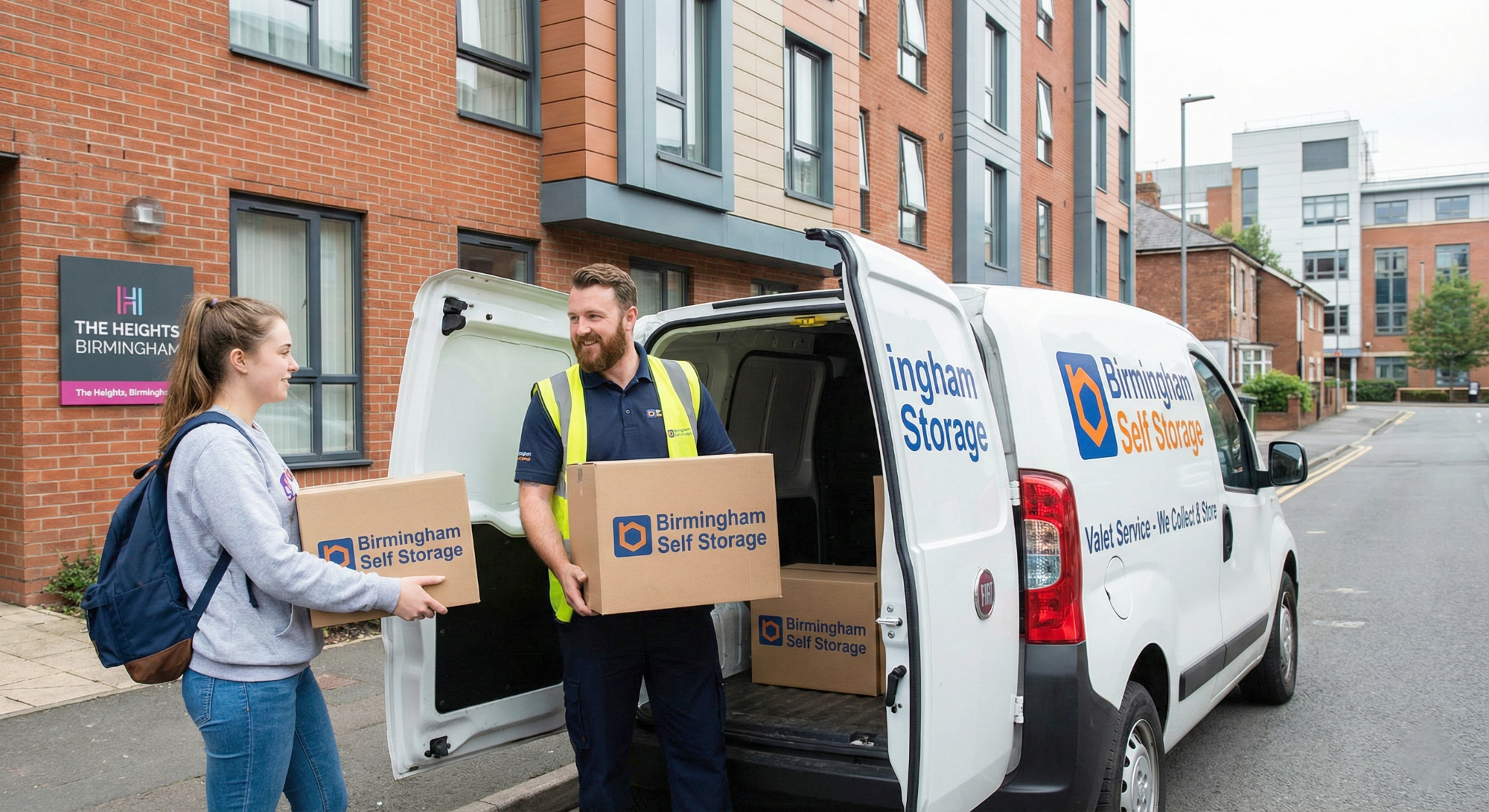 Birmingham Self Storage Valet Box Collection Service
