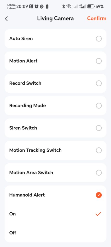 Humanoid Alert trigger for Tuya APP automations