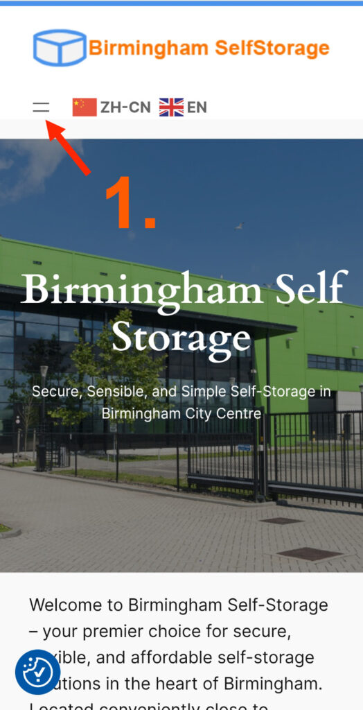 Birmingham Self Storage:  Guide on how to access your storage unit
