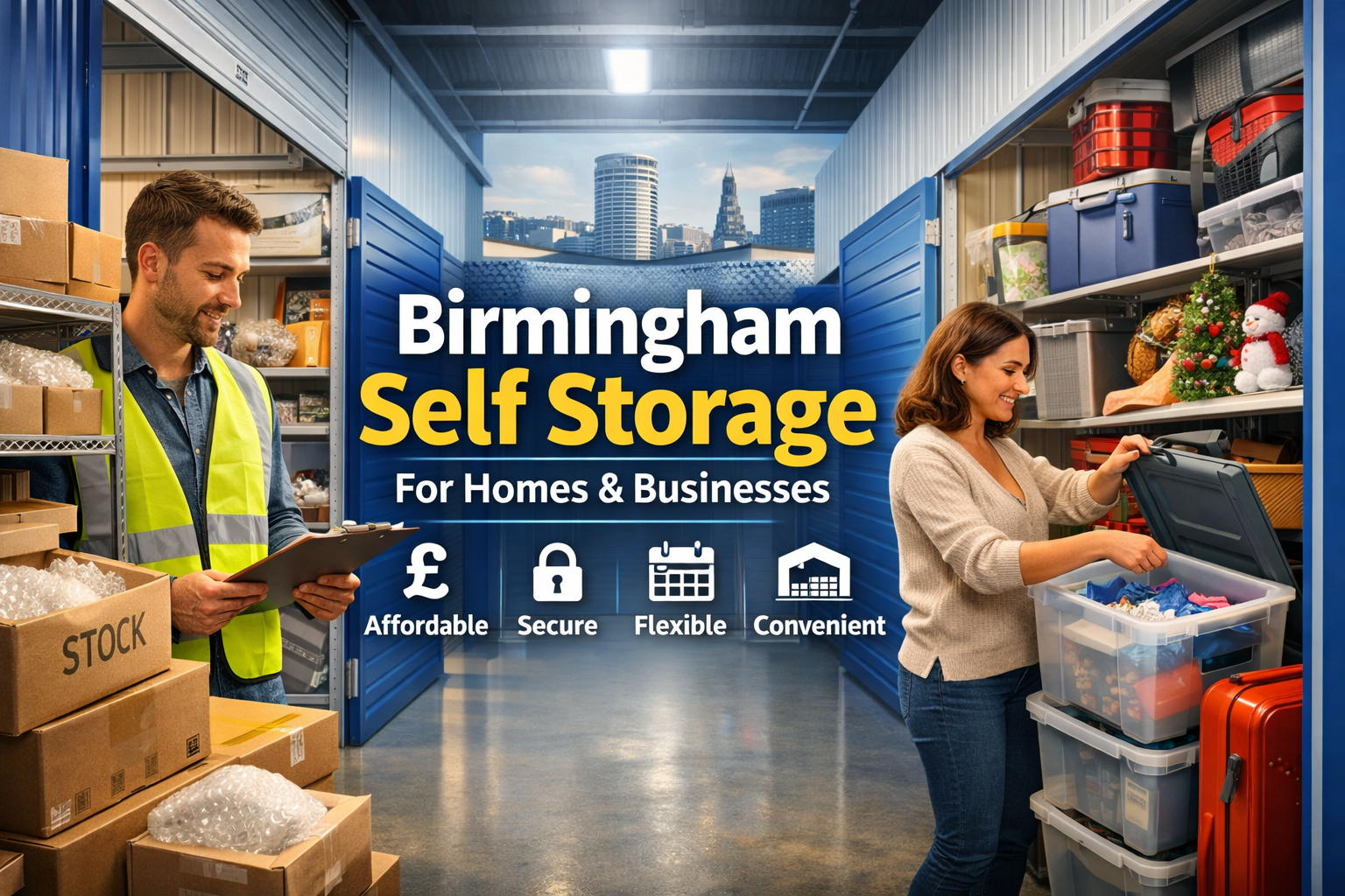 Benefits of Using Birmingham Self Storage for Homes and Businesses