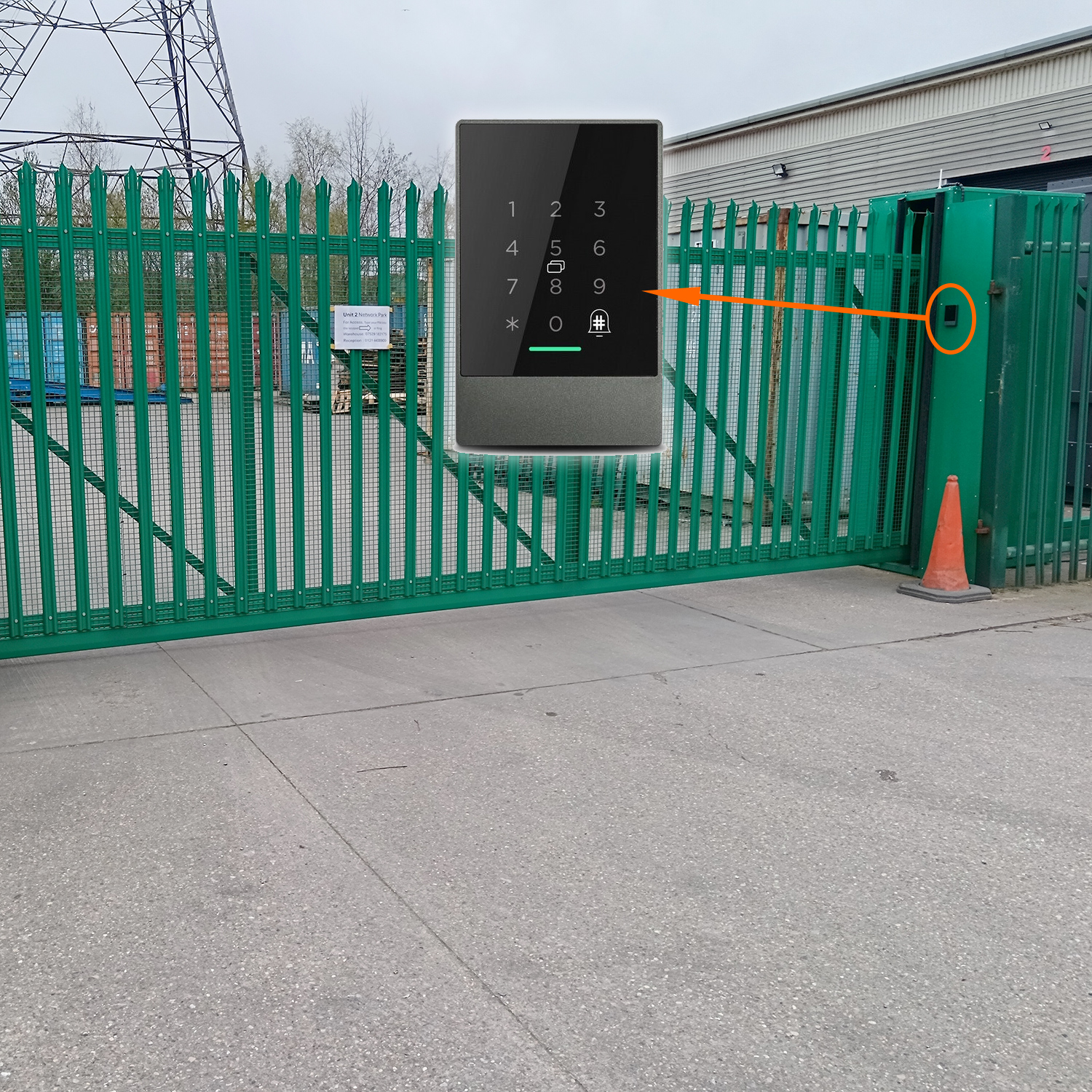 Smart gate keypad for automated access